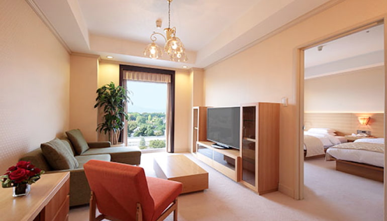 スイートルーム 客室の様子